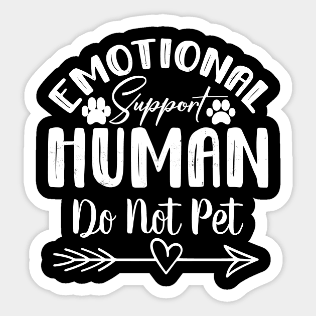 Emotional-Support-Husband-Do-Not-Pet Sticker by ArtistTee ⭐⭐⭐⭐⭐